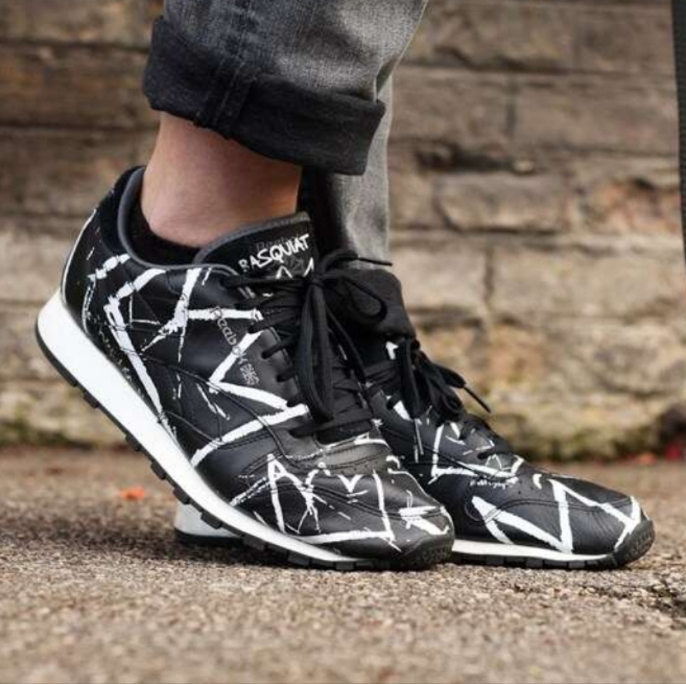 RARE | Swiss Beats Reebok x Basquiat Leather Lux Low Sz9